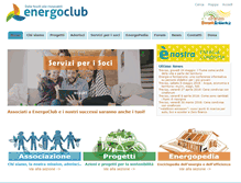 Tablet Screenshot of energoclub.org